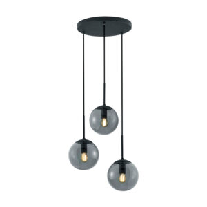 TRIO LIGHTING – BALINI III LAMPA WISZĄCA KULE CIEMNE