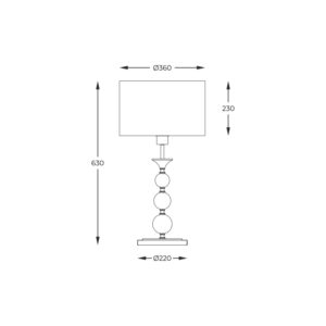 rea table lampa glamour wymiary lamperiaconcept