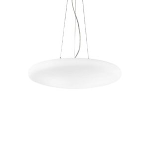 IDEAL LUX – SMARTIES SP3 D42 BIAŁA KLASYCZNA LAMPA WISZĄCA OWAL