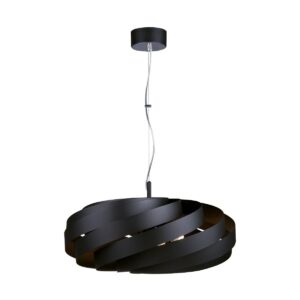 ZUMA LINE – VENTO BLACK DUŻA METALOWA LAMPA WISZĄCA