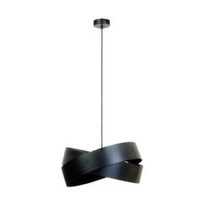 ZUMA LINE – TORNADO II BLACK DUŻA METALOWA LAMPA SUFITOWA