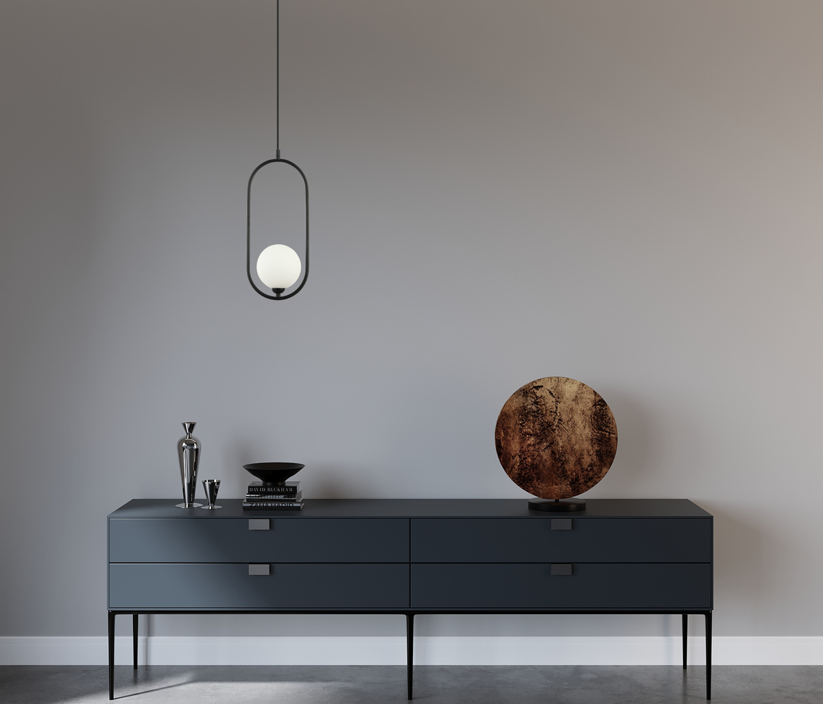 Modern Living Room Console, Blank Wall Mockup, Minimal Interior Mockup PND 3965 1 BK aranz