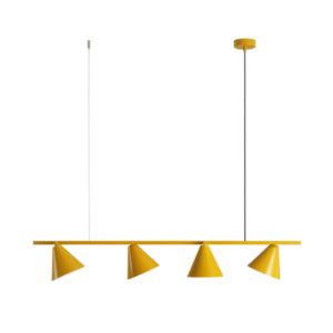 ARTERA – FORM IV MUSTARD LAMPA WISZĄCA STOŻKI