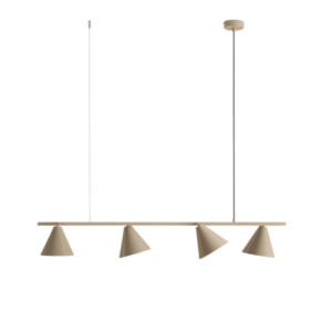 ARTERA – FORM IV BEIGE LAMPA WISZĄCA STOŻKI