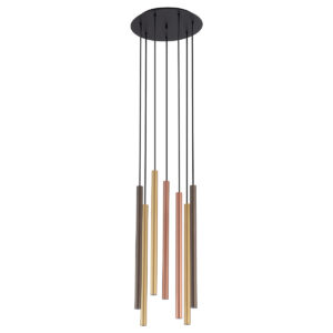 NOWODVORSKI – LASER VII MULTICOLOUR LAMPA WISZĄCE RURKI