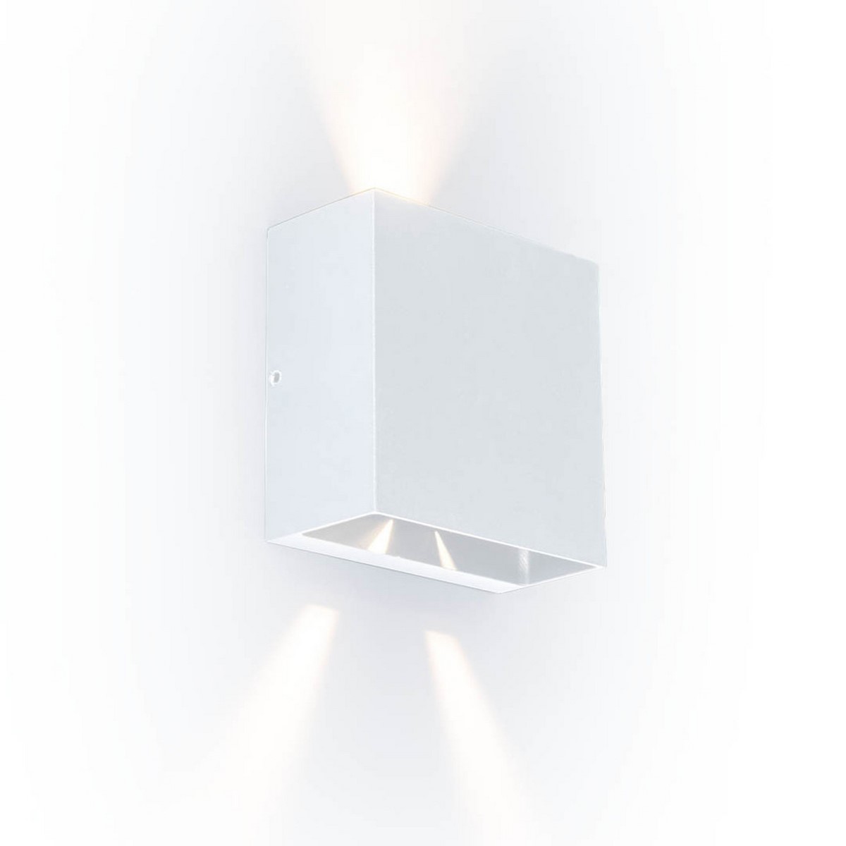 LUTEC – GEMINI BEAMS WHITE ELEWACYJNY KINKIET LED Z PRZESŁONĄ-LAMPERIA-CONCEPT LUTEC – GEMINI BEAMS WHITE ELEWACYJNY KINKIET LED Z PRZESLONA LAMPERIA CONCEPT