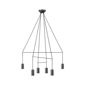 NOWODVORSKI – IMBRIA VI BLACK PRZESTRZENNA LAMPA WISZĄCA