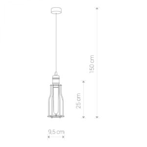 Nowodvorski Lighting outline with dimensions 6337