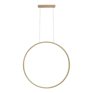 ANTIGO – AGARO Z 87 LAMPA WISZĄCA RING ZŁOTA MAT
