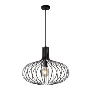 LUCIDE – MANUELA BLACK LAMPA WISZĄCA CEBULA