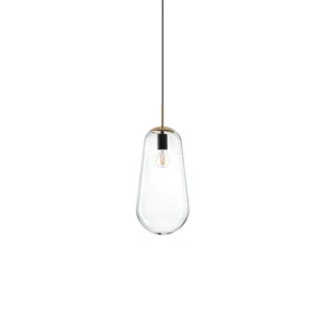 NOWODVORSKI – PEAR GOLD L LAMPA WISZĄCA SZKLANA GRUSZKA