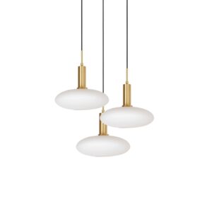 LUCIDE – SINGALA III LAMPA WISZĄCA OPAL OWAL