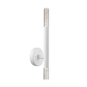 ZUMA LINE – ONE WALL WHITE KINKIET LED RURKA Z BĄBELKAMI
