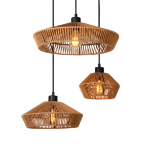 LUCIDE – YUNKAI III RING LAMPA WISZĄCA BOHO