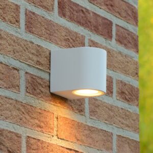zora led bialy kinkiet zewnetrzny on lamperiaconcept