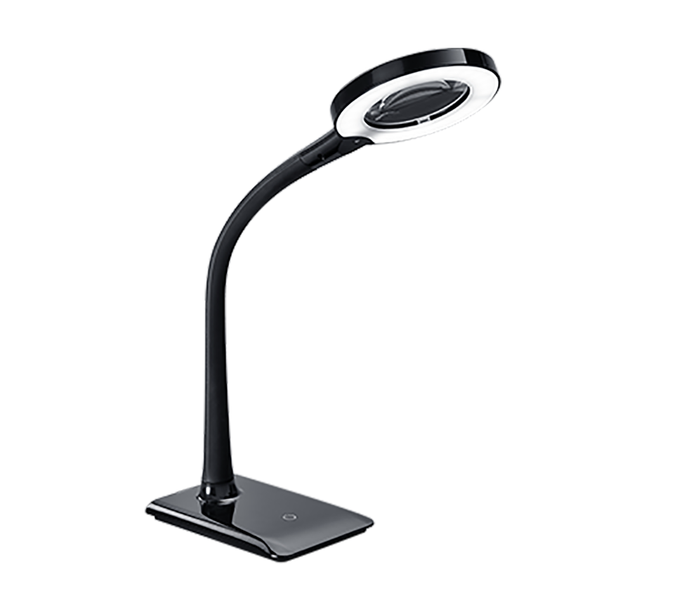 527290102 Nowoczesna lampka na biurko z lupą