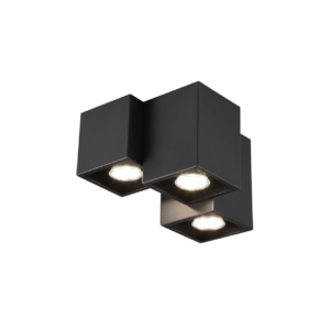 TRIO LIGHTING – FERNANDO M BLACK SPOTLIGHT GEOMETRIC