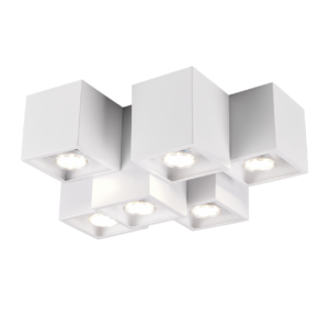 TRIO LIGHTING – FERNANDO XL WHITE SPOTLIGHT GEOMETRIC