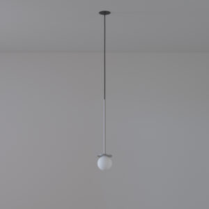 CLEONI – COTTON 200 CHROME LAMPA WISZĄCA WPUST KARTONGIPS