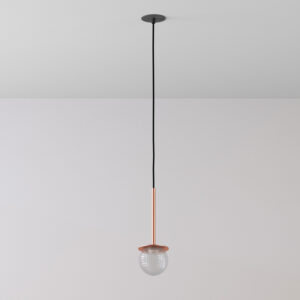 CLEONI – CLAR 200 LED COPPER LAMPA WISZĄCA WPUST KARTONGIPS