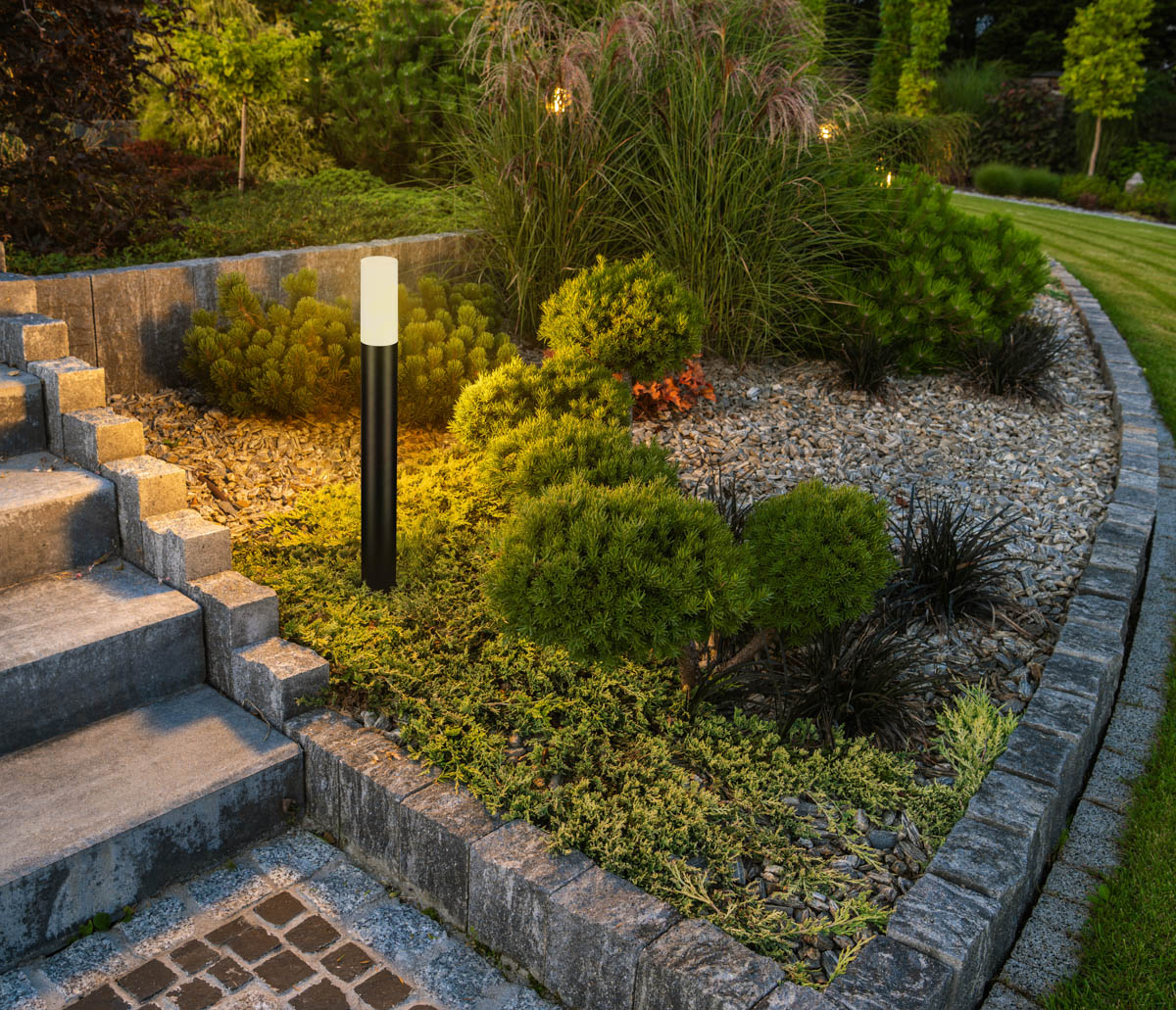 Rockery Backyard Garden LED Light Illumination OFL 2764 L aranz