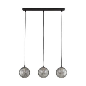 TK LIGHTING – ELENA III LAMPA WISZĄCA WZORZYSTE KULKI Z CIEMNEGO SZKŁA