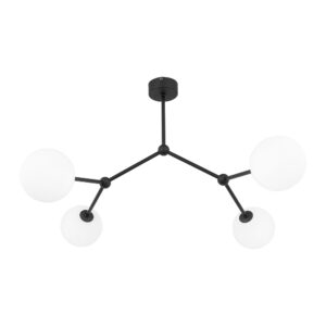 TK LIGHTING – FAIRY IV BLACK ROZŁOŻYSTA LAMPA WISZĄCA DO SALONU