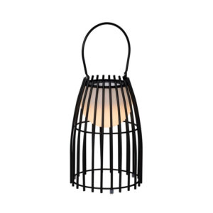 LUCIDE – FJARA BLACK MOBILNA LAMPA LED NA STÓŁ DO OGRODU