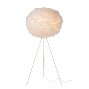 LUCIDE – GOOSY LAMPA STOJĄCA Z PIÓRAMI