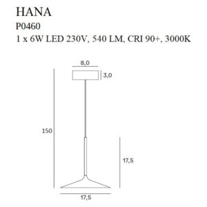 hana zlota lampa1 z metalu sklep z lampami lamperiaconcept