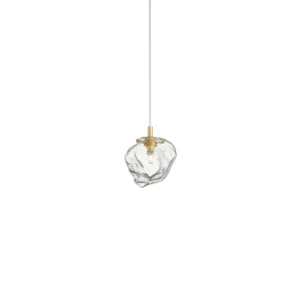 ZUMA LINE – ROCK M GD LAMPA WISZĄCA SZKLANY KAMIEŃ