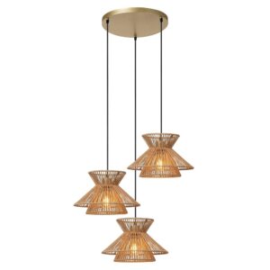 tasman 3 lampa z plecionki boho lamperiaconecpt