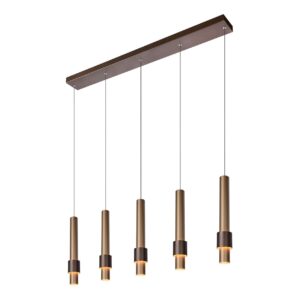 LUCIDE – MARGARY V GOLD MATT ŚCIEMNIALNA LAMPA LED RURKI NAD STÓŁ