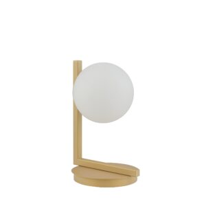 SIGMA LIGHTING – ANDY TABLE BEŻ LAMPKA NOCNA Z KULKĄ