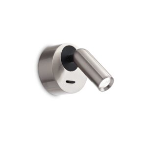 IDEAL LUX – BEAN AP ROUND NICKEL KINKIET LED DO SYPIALNI