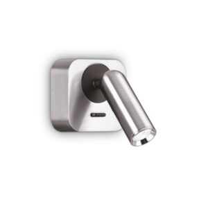 IDEAL LUX – BEAN AP SQUARE NICKEL KINKIET LED DO SYPIALNI