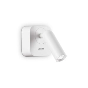 IDEAL LUX – BEAN AP SQUARE BIANCO KINKIET LED DO SYPIALNI