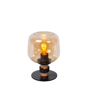 ilona table szklana lampka amber lamperiaconcept