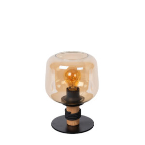 ilona table szklana lampka amber1 lamperiaconcept