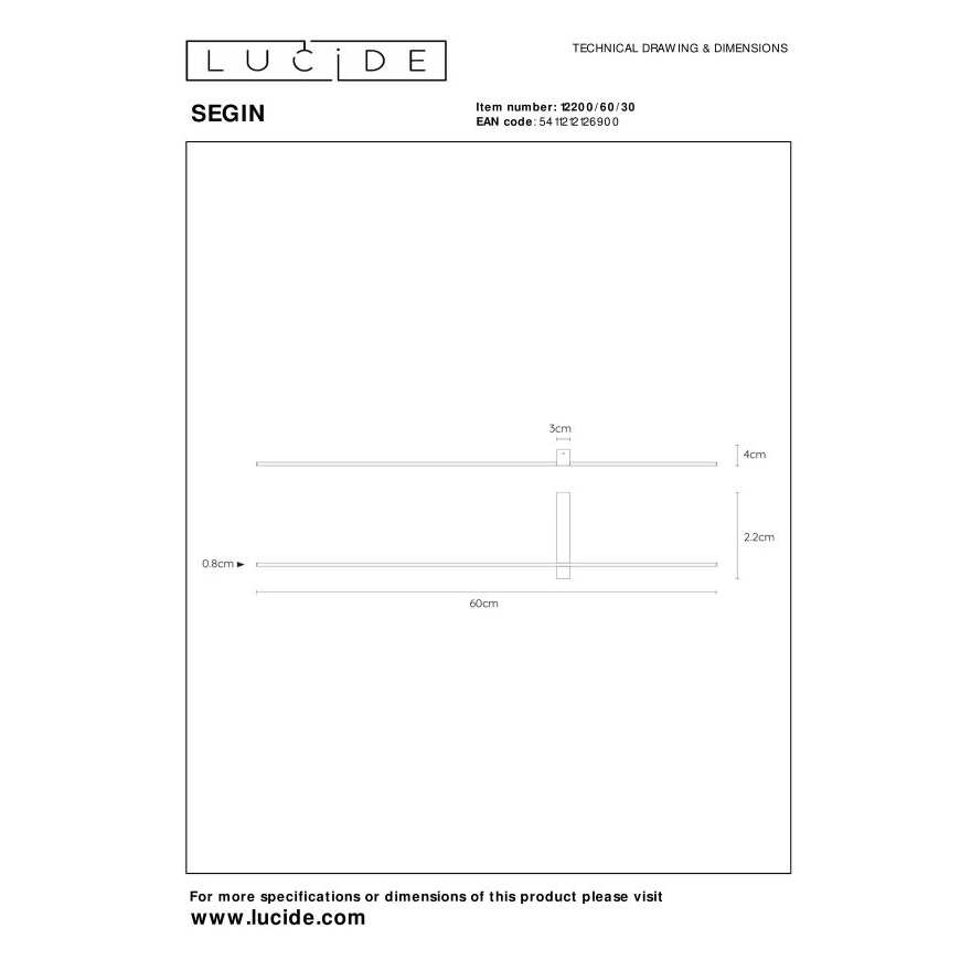 segin-60-kinkiet-kijek-led-lamperiaconcept segin 60 kinkiet kijek led lamperiaconcept