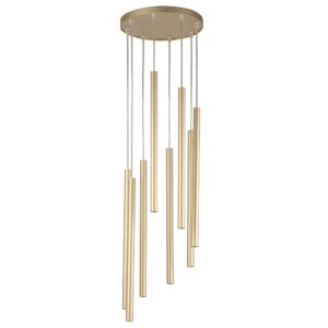 SIGMA LIGHTING – SOPEL VIII PROSTY BEŻ MAT RING LAMPA WISZĄCA RURKI