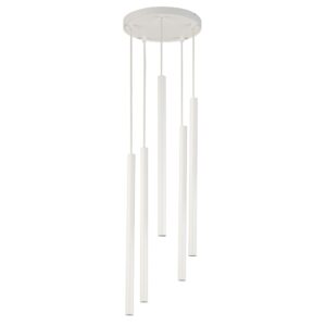SIGMA LIGHTING – SOPEL V PROSTY WHITE RING LAMPA WISZĄCA RURKI