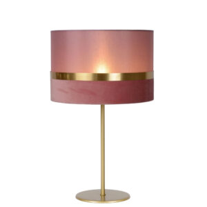 LUCIDE – TUSSE PINK LAMPA BLATOWA ABAŻUR WELUR