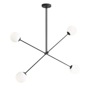 ARTERA – OHIO IV BLACK MINIMALISTYCZNA LAMPA WISZĄCA