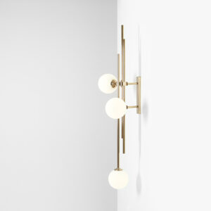 ARTERA –  HARMONY WALL GOLD PODŁUŻNY KINKIET