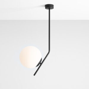 ARTERA –  GALLIA BLACK LAMPA SUFITOWA KULA OPAL