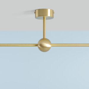 6 mae wall brass male