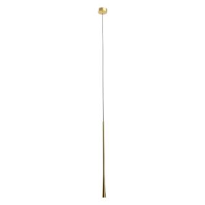 MAXLIGHT – COFFE GOLD L LAMPA WISZĄCA RURKA LED NAD WYSPĘ