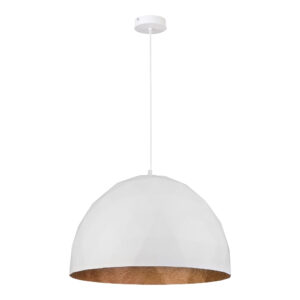 SIGMA LIGHTING – DIAMENT L WHITE COPPER LAMPA WISZĄCA Z ŻYWICY