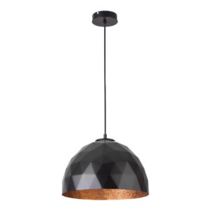 SIGMA LIGHTING – DIAMENT M BLACK COPPER LAMPA WISZĄCA Z ŻYWICY